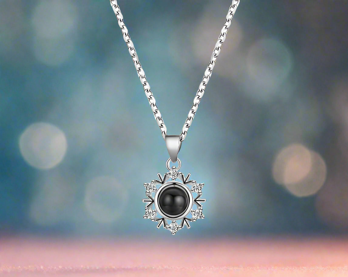 Frozen Whisper Projection Necklace
