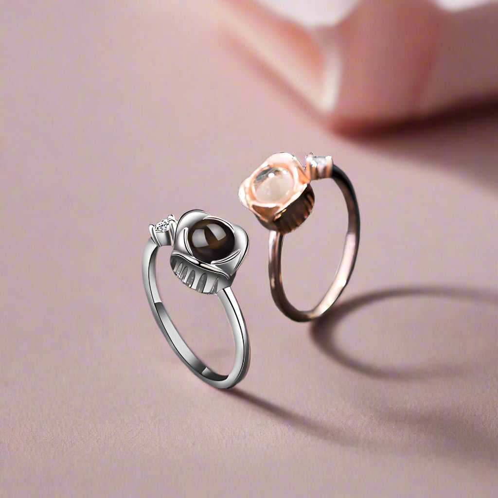 Secret rose Projection Ring
