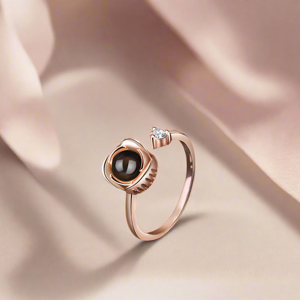 Secret rose Projection Ring