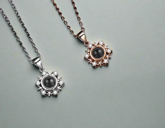 Frozen Whisper Projection Necklace
