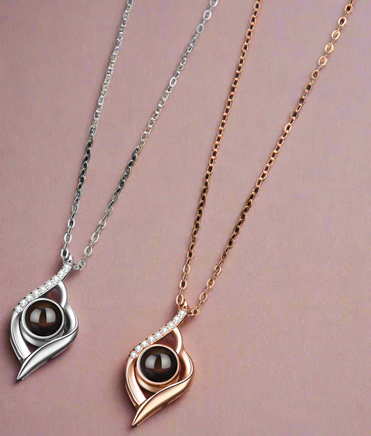 Radiant Glow Projection Necklace